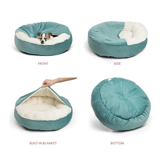 The Cozy Critter Hooded Orthopaedic Dog/Cat Bed