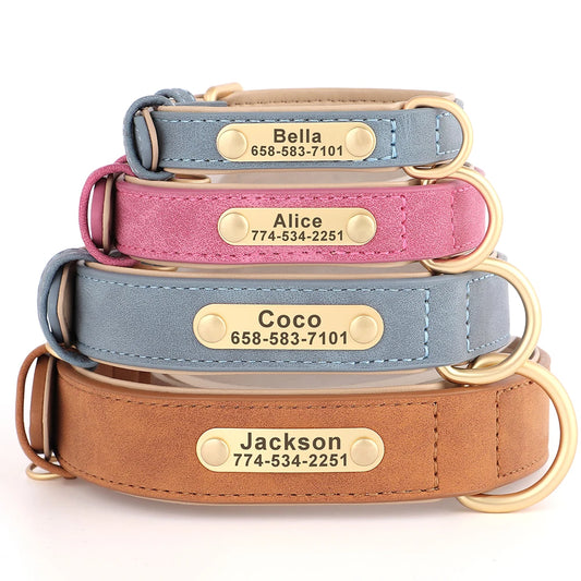Classic Dog Collar - Free Engraving + Classic Comfort Lining