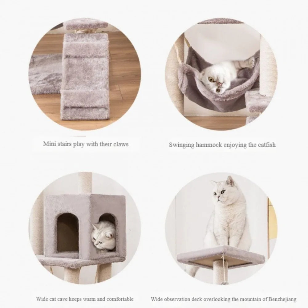 The Busy Kitty Cat Tree Tower