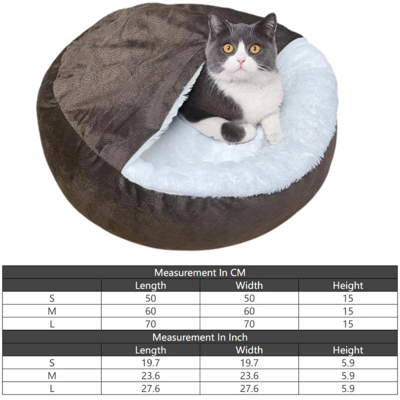 The Cozy Critter Hooded Orthopaedic Dog/Cat Bed