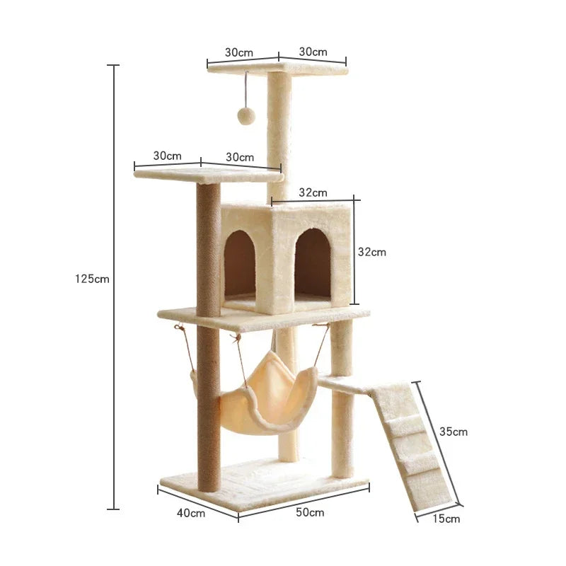 The Busy Kitty Cat Tree Tower